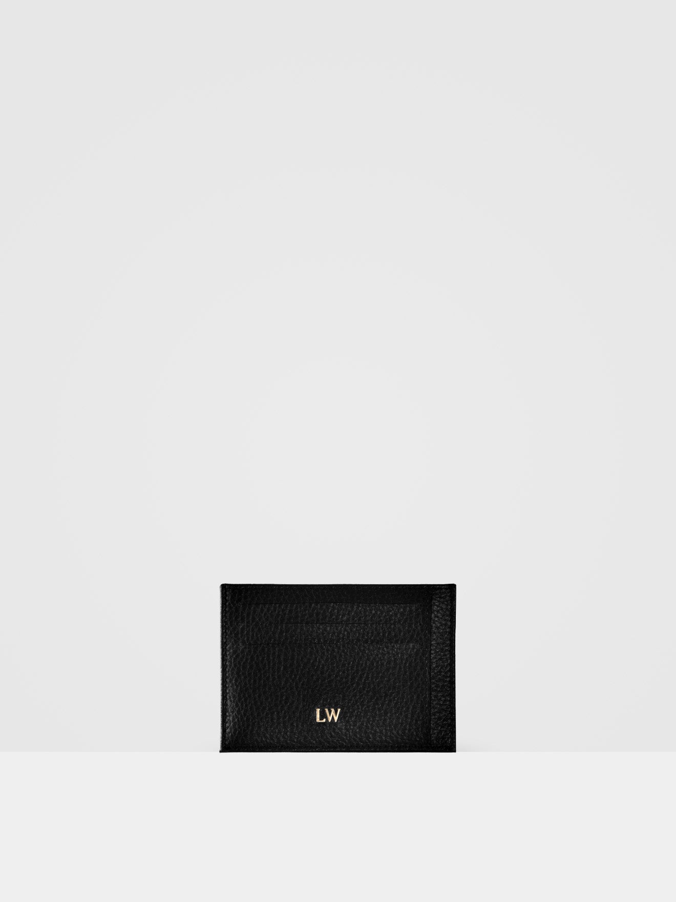 Ash Card Wallet - Black MIRUM® & Gold Hardware