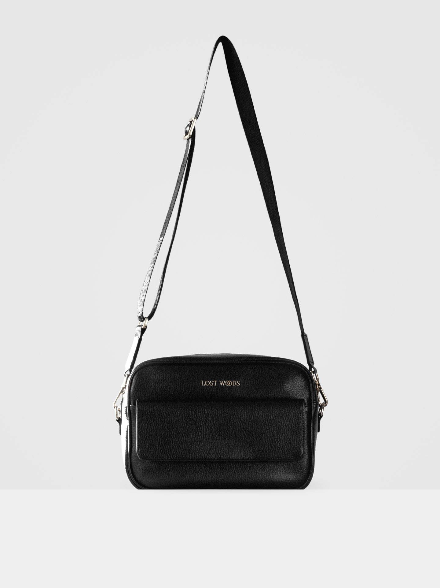 Aspen Crossbody Bag - Black MIRUM® & Gold Hardware
