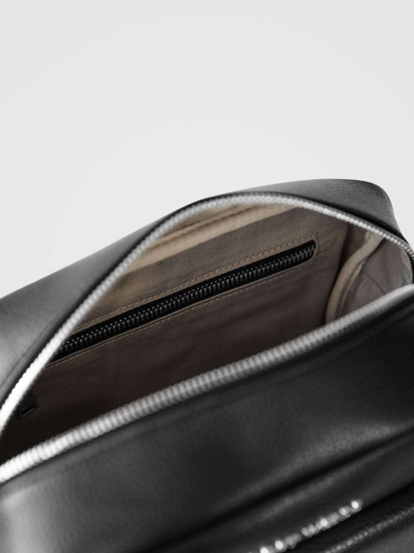 Aspen Large Crossbody Bag in Black & Silver