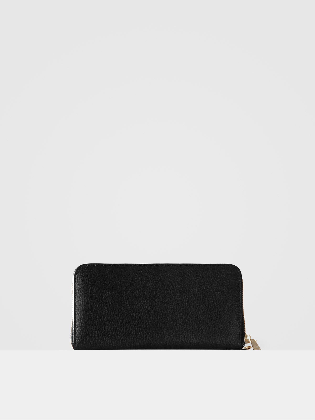 Clementine Clutch Wallet in Black & Gold