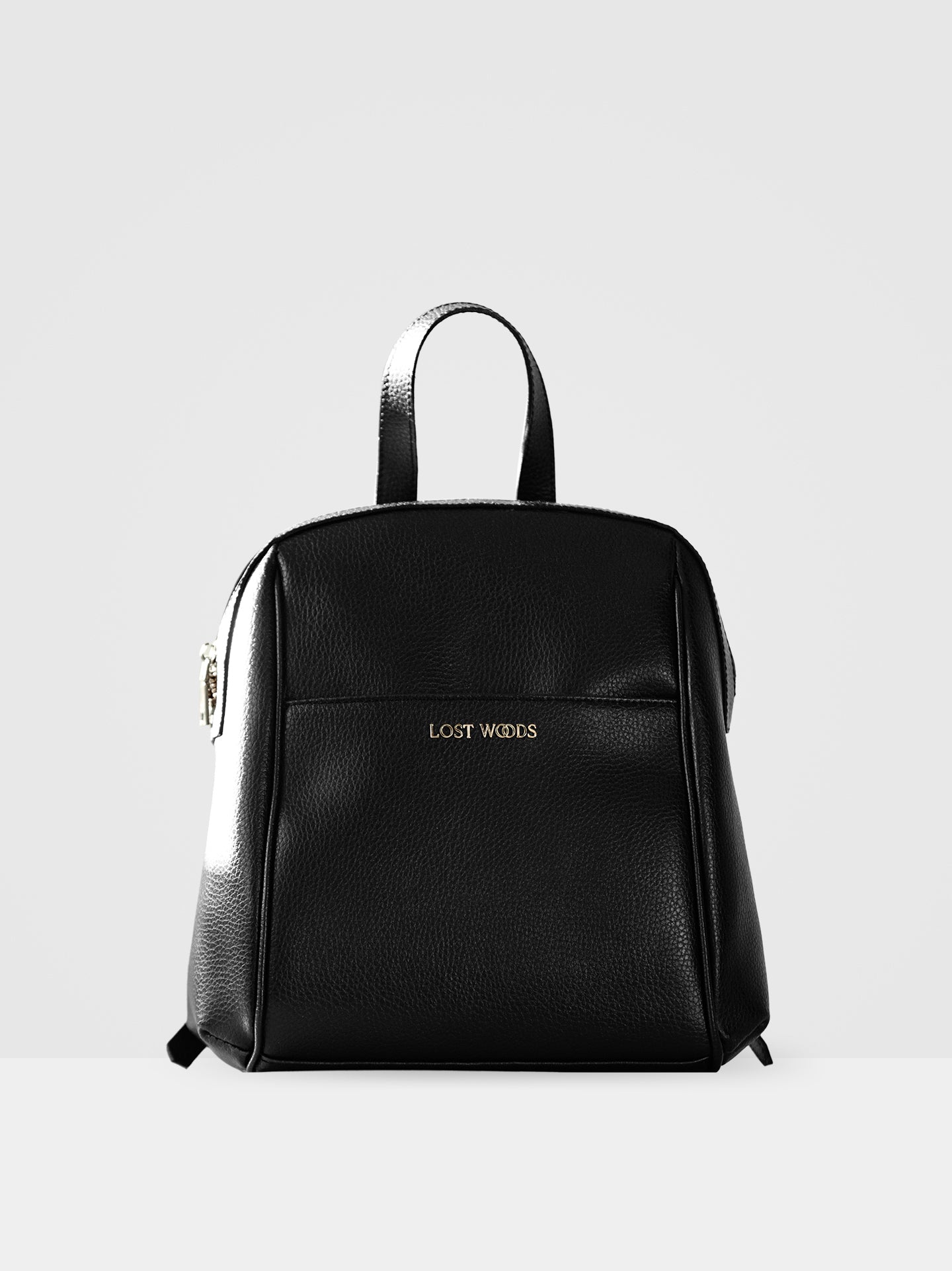 Hazel Slouch Backpack in Black & Gold