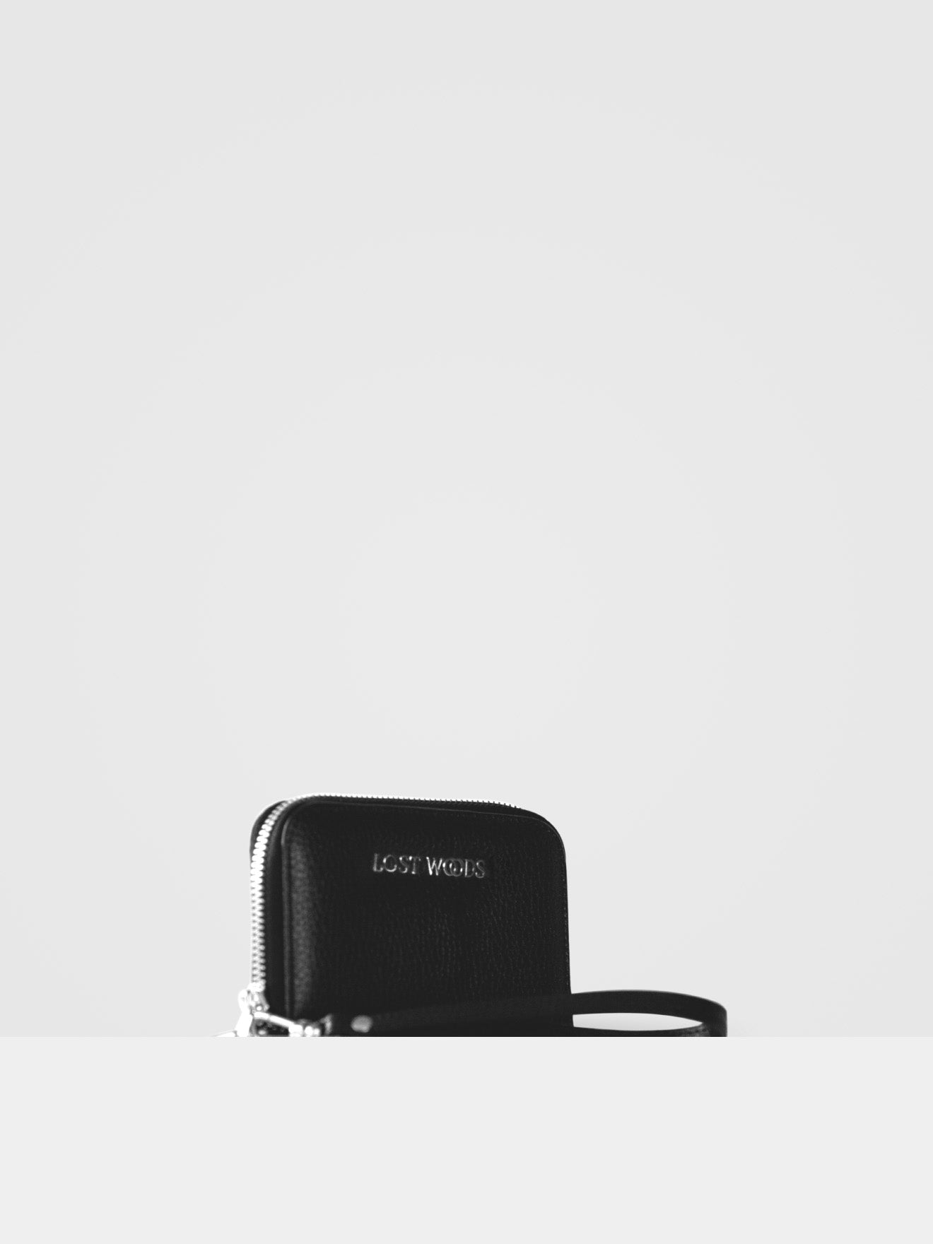 Iris Small Clutch Wallet - Black MIRUM® & Silver Hardware