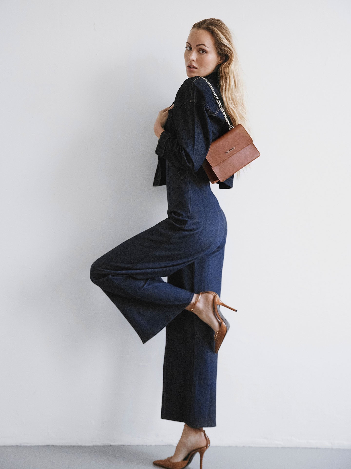 Willow Chain Bag - Tan MIRUM® & Silver Hardware