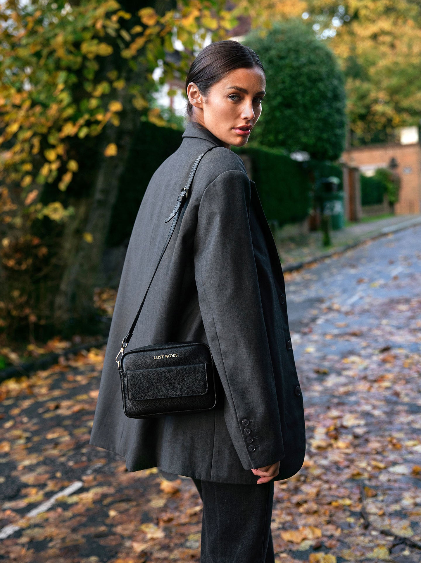 Black crossbody clearance bag