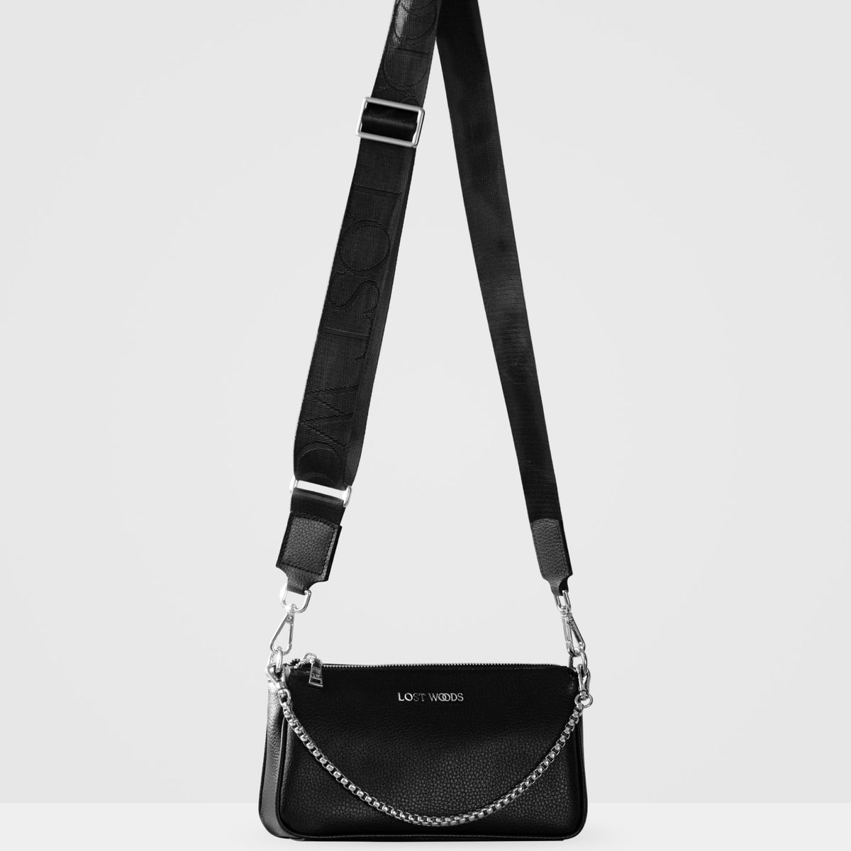 Aster Camera Bag, Black and Silver