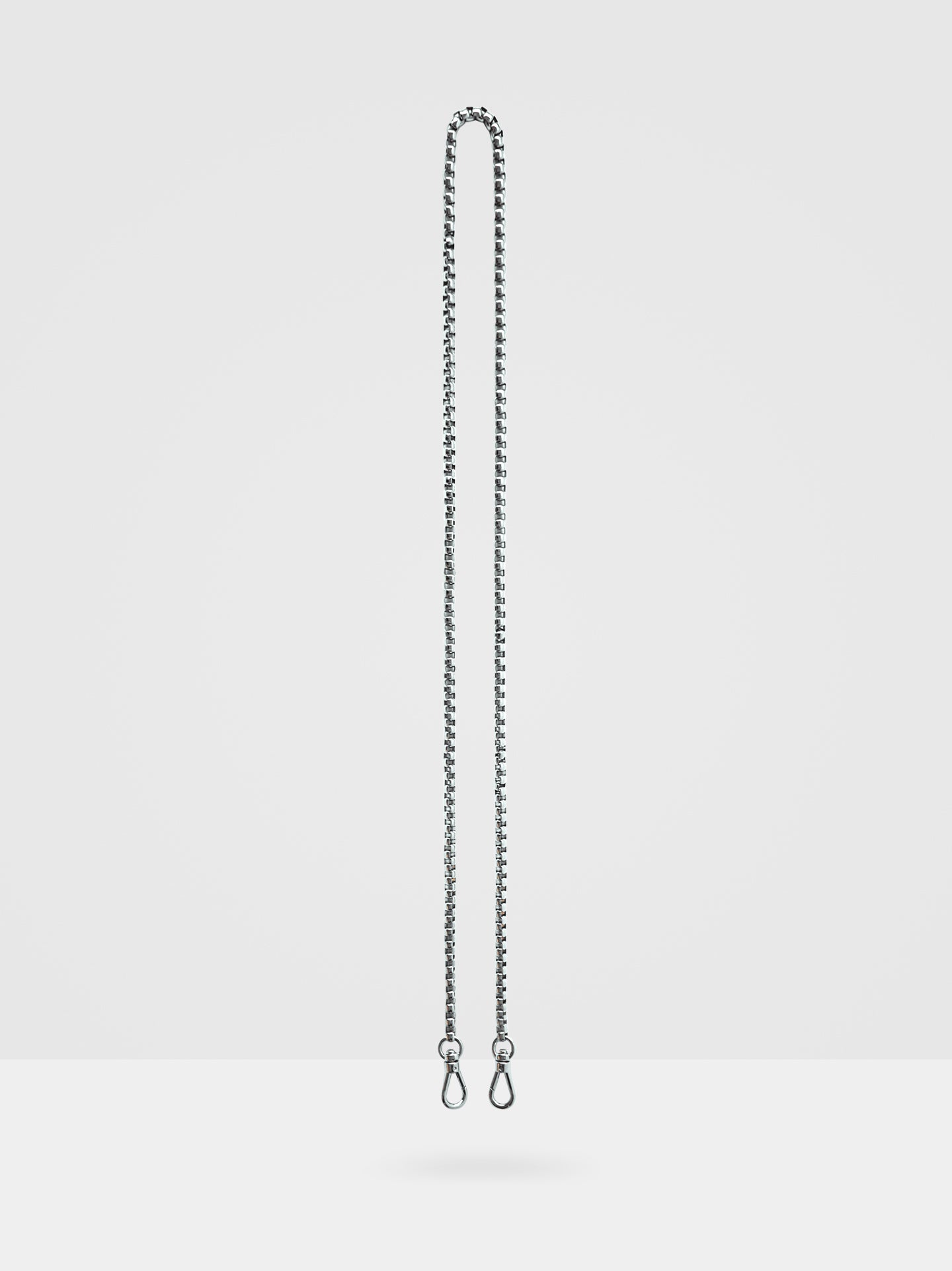 Box Chain Bag Strap in Silver