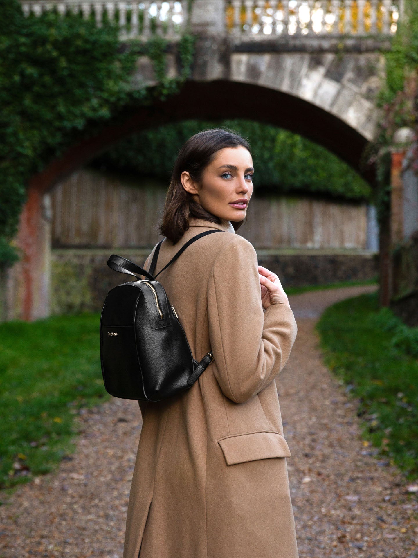 Coat and online backpack